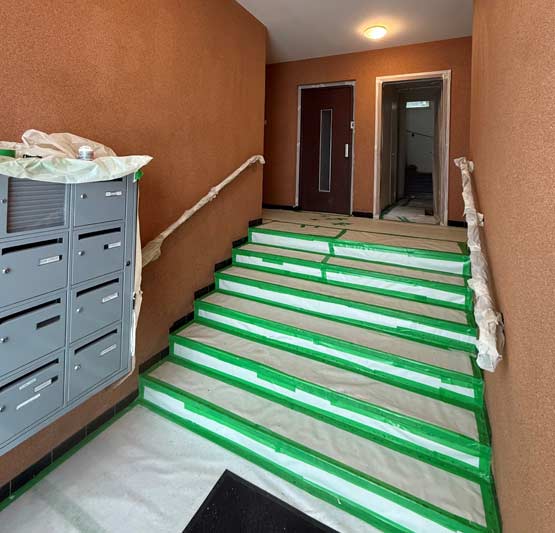 travaux de peinture - avant